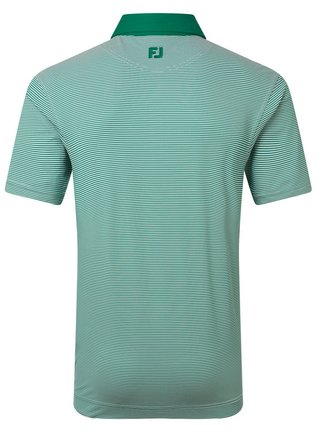 FootJoy Feeder Stripe Pique pánské polo, field green