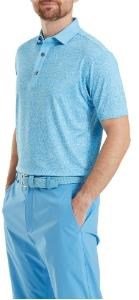 FootJoy Condensed Camo Print Lisle pánské polo, sea glass/blue reef/deep reef