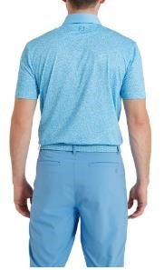 FootJoy Condensed Camo Print Lisle pánské polo, sea glass/blue reef/deep reef