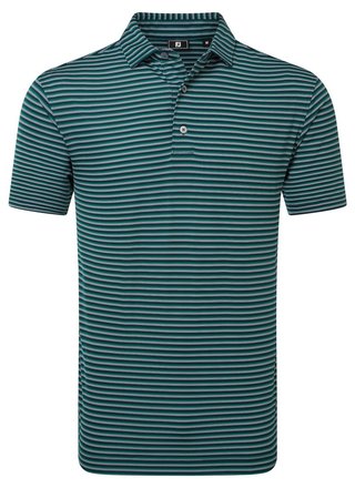 FootJoy Shadow Stripe Lisle pánské polo, tmavě modré