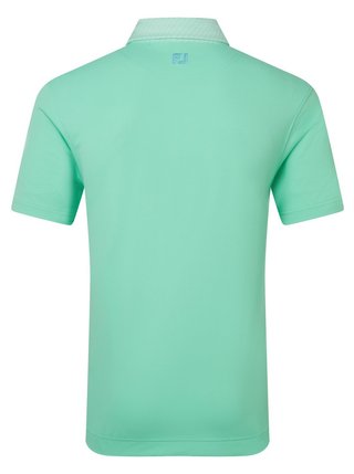 FootJoy Star Geo Trim Pique pánské polo, sea glass