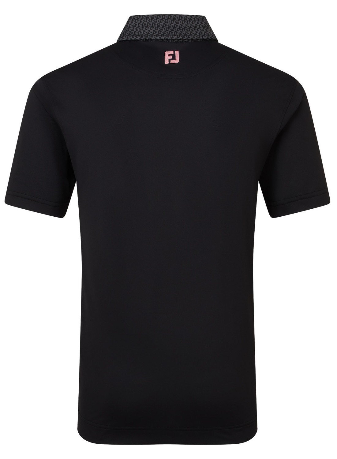 FootJoy Star Geo Trim Pique pánské polo, černé