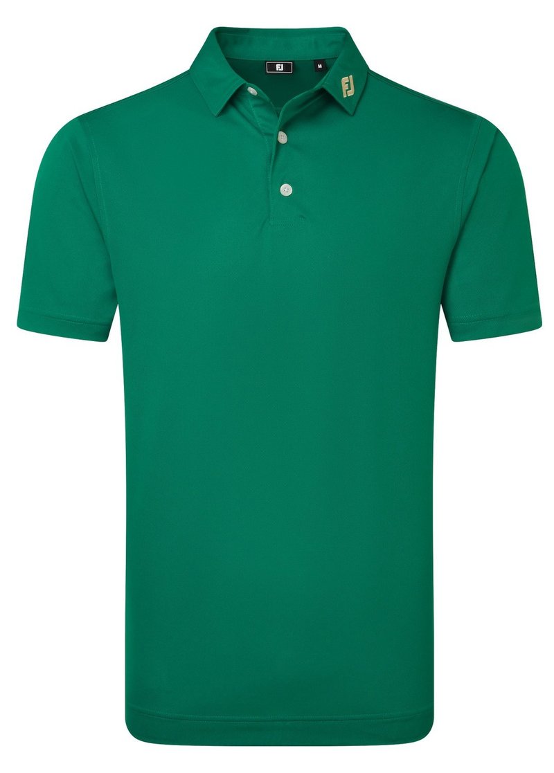 FootJoy Stretch Pique Solid pánské polo, field green