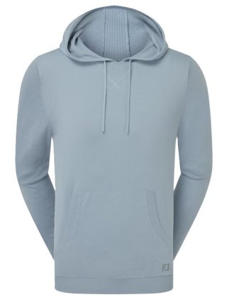 FootJoy drirelease Knit Hoodie pánská mikina, chambray