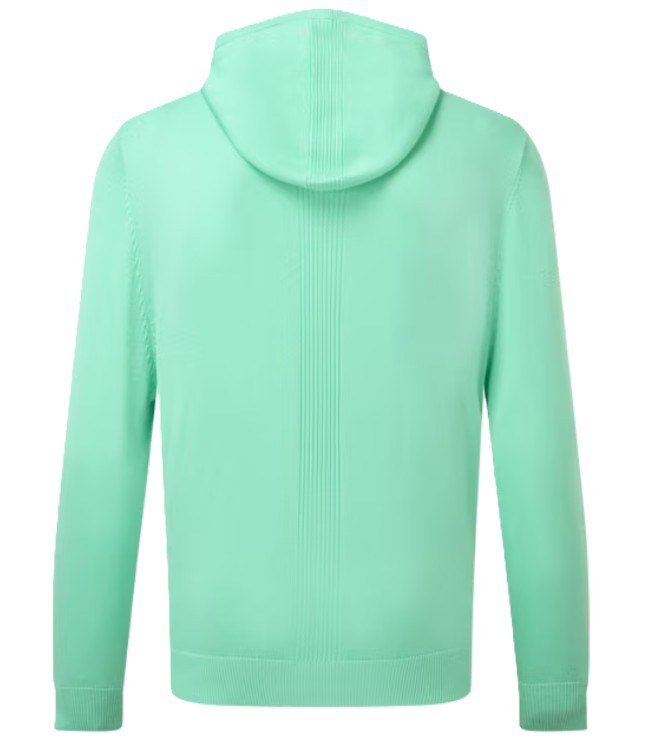 FootJoy drirelease Knit Hoodie pánská mikina, sea glass