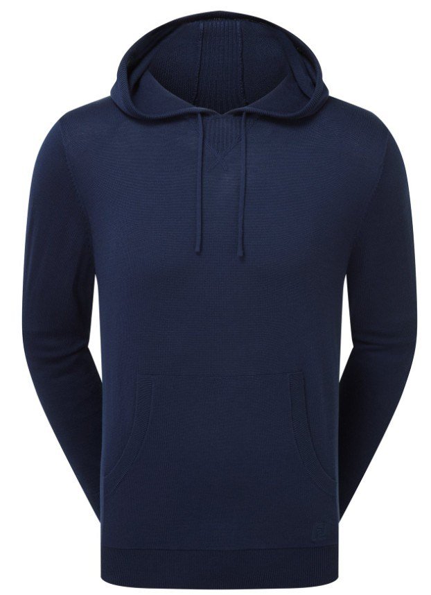 FootJoy drirelease Knit Hoodie pánská mikina, tmavě modrá