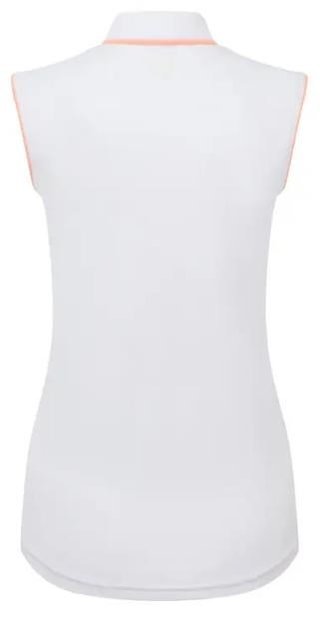 FootJoy Sleeveless dámské polo, bílé