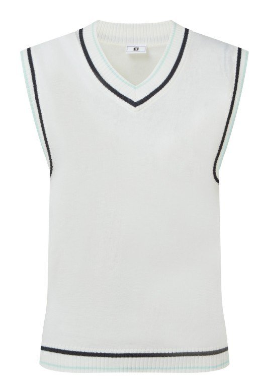 FootJoy Sweater Tank dámská vesta, bílá
