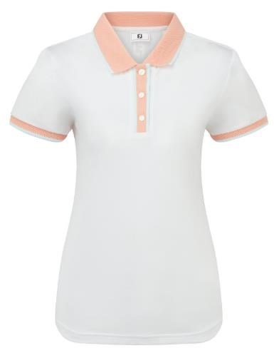FootJoy Cap Sleeve dámské polo, bílé