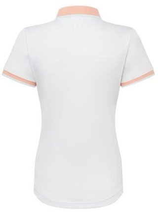 FootJoy Cap Sleeve dámské polo, bílé
