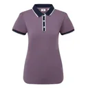 FootJoy Cap Sleeve dámské polo, dusty violet/navy
