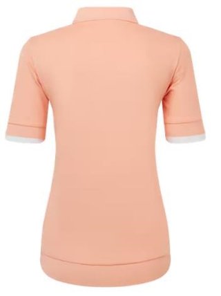 FootJoy Texture Knit dámské polo, desert peach/white