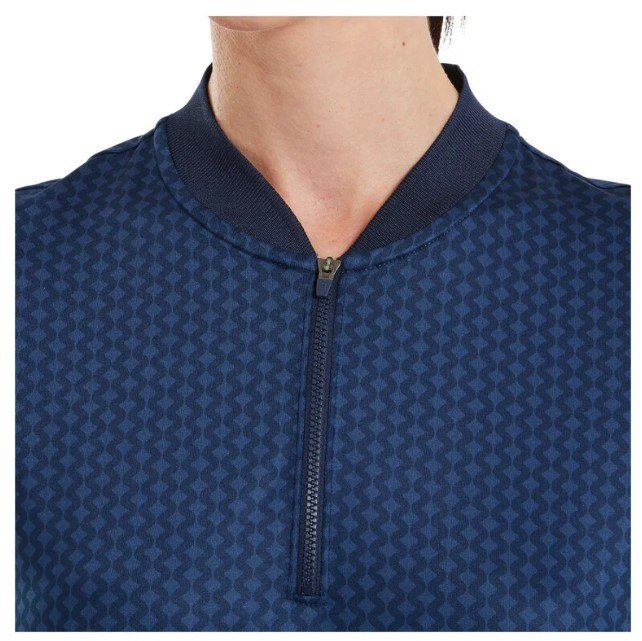FootJoy Zip Blade dámské polo, tonal tile navy print