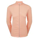 Midlayer Full Zip Printed Sleeve dámská mikina, desert peach