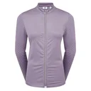 Midlayer Full Zip Printed Sleeve dámská mikina, dusty violet