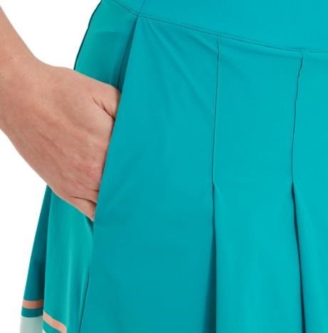 FootJoy Pleated golfová sukně, tile blue/glacial blue