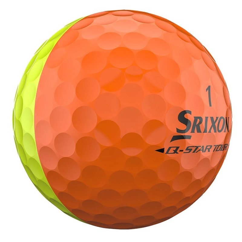 Srixon Q-Star Tour Divide golfové míčky, žluto/oranžové