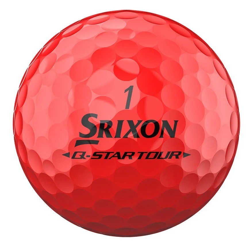 Srixon Q-Star Tour Divide golfové míčky, žluto/červnené