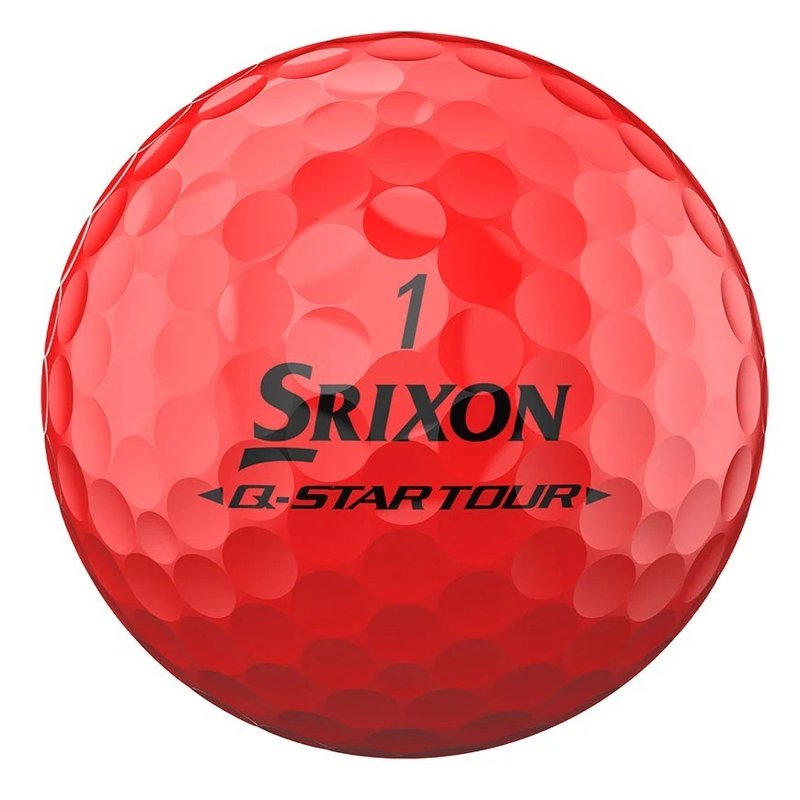 Srixon Q-Star Tour Divide golfové míčky, žluto/červnené
