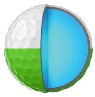 Srixon Q-Star Tour Divide golfové míčky, bílo/zelené