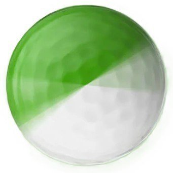 Srixon Q-Star Tour Divide golfové míčky, bílo/zelené