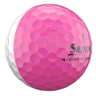 Srixon Q-Star Tour Divide golfové míčky, bílo/růžové