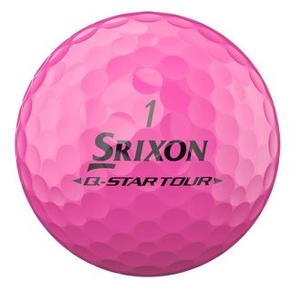 Srixon Q-Star Tour Divide golfové míčky, bílo/růžové