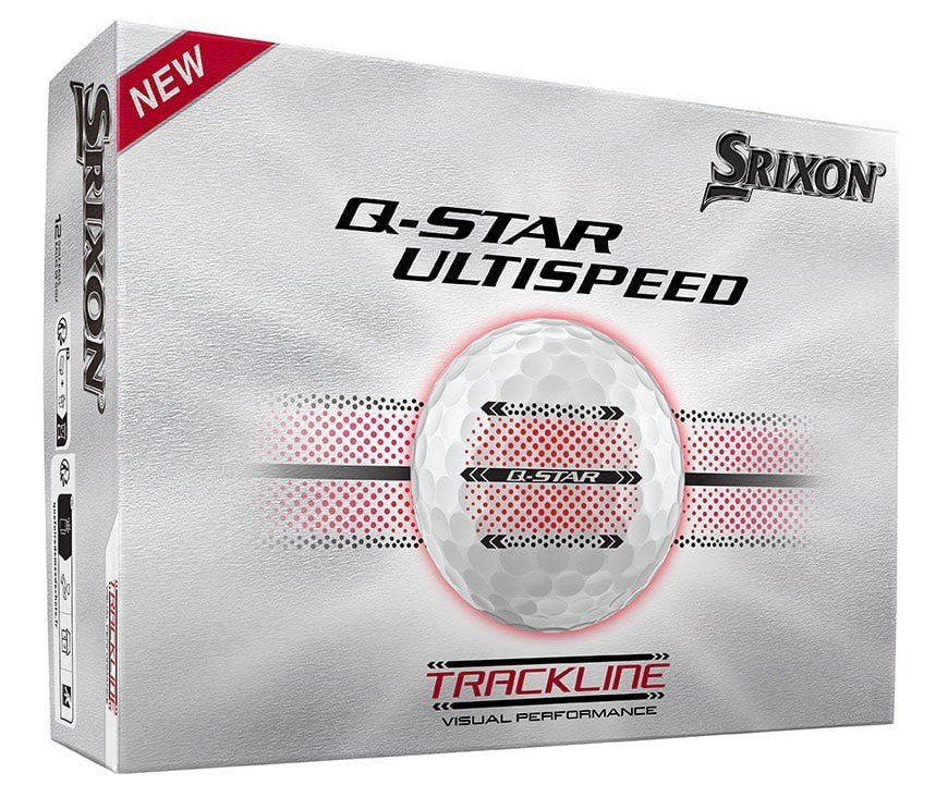 Srixon Q-Star Ultispeed Trackline golfové míčky