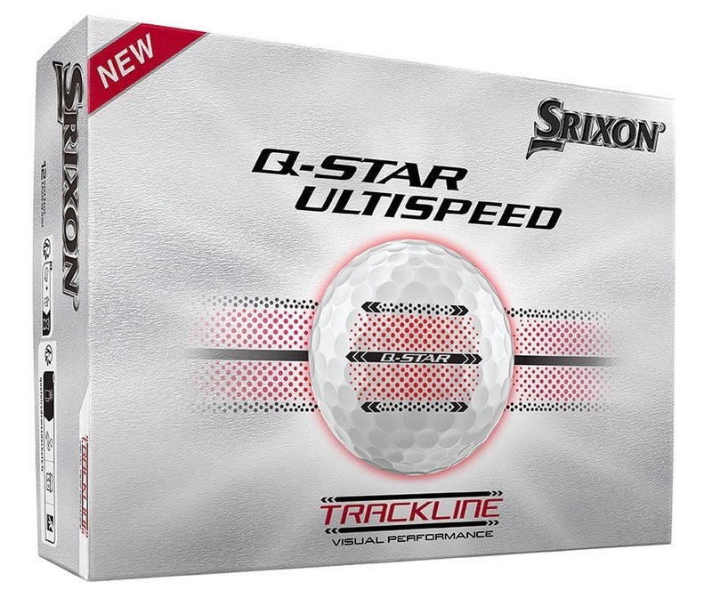 Srixon Q-Star Ultispeed Trackline golfové míčky