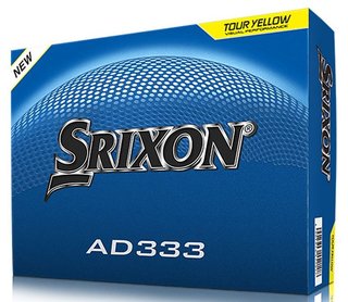 Srixon AD333 golfové míčky, žluté