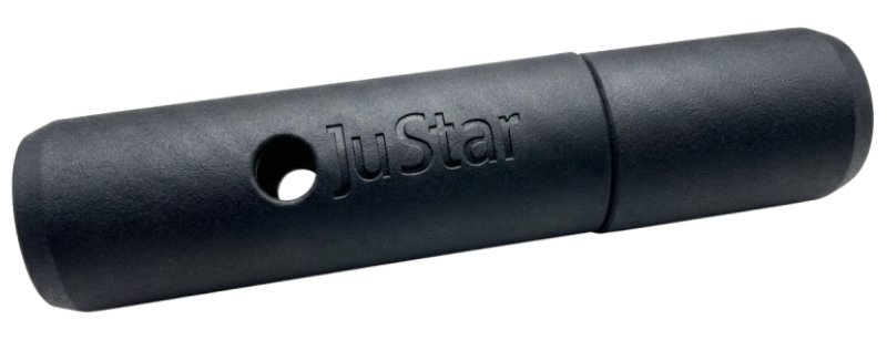 JuStar náhradní pogumovaná rukojeť vozíku pro elektrické vozíky Titan Classic a Carbon Light, černá