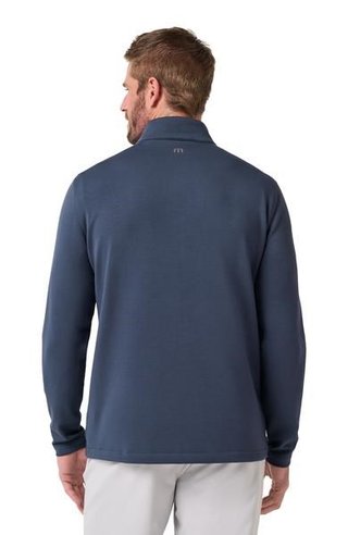 Travis Mathew Point of Sail Full Zip pánská bunda, mood indigo