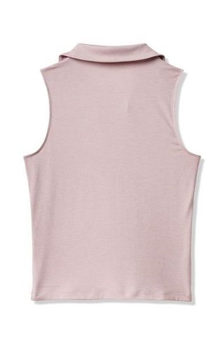 Travis Mathew Skyloft Light Sleeveless dámské polo bez rukávů, heather violet ice