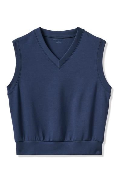 Travis Mathew Skyloft Soft dámská vesta, tmavě modrá