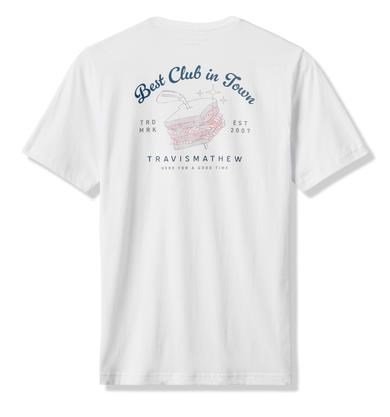 Travis Mathew Founding Member Tee pánské tričko, bílé