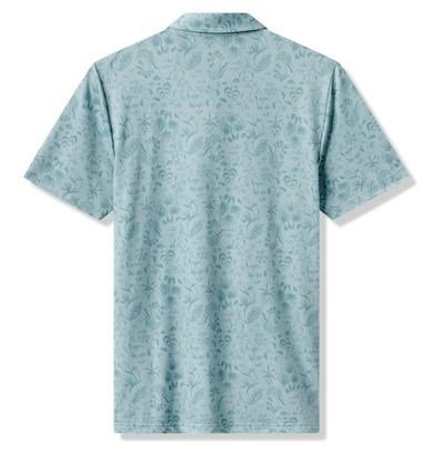 Travis Mathew Featherweight Paradise pánské polo, forget me not