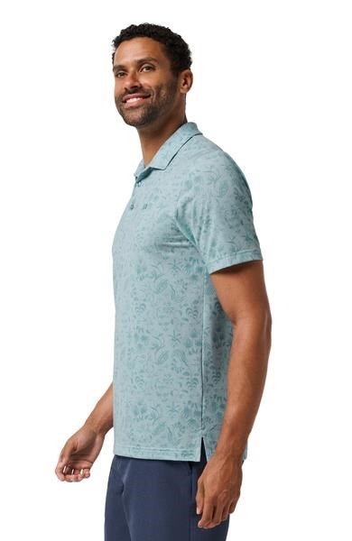 Travis Mathew Featherweight Paradise pánské polo, forget me not