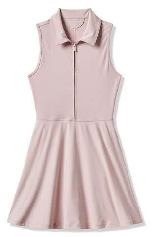 Travis Mathew Moveknit Sleeveless Polo golfové šaty, violet ice