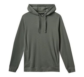 Travis Mathew Cloud Wafle pánská mikina, dark olive