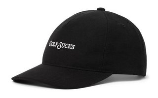 Travis Mathew Golf Sucks pánská kšiltovka, černá