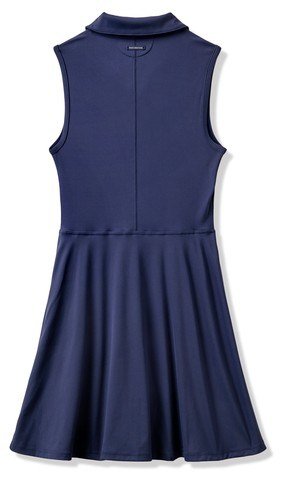 Travis Mathew Moveknit Sleeveless Polo golfové šaty, tmavě modré