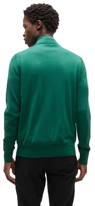Callaway 1/4 Zip Mock pánský svetr, deep galapagos green