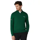 Callaway 1/4 Zip Mock pánský svetr, deep galapagos green