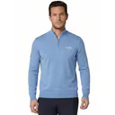 Callaway 1/4 Zip Mock pánský svetr, vista blue