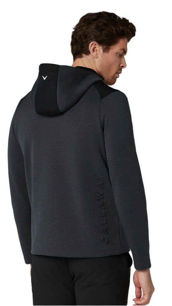 Callaway Soft Touch 1/4 Zip Premium pánská mikina, black heather
