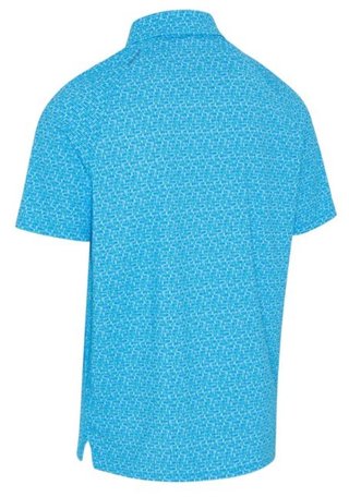 Callaway Tile Gingham Print pánské polo, brilliant blue