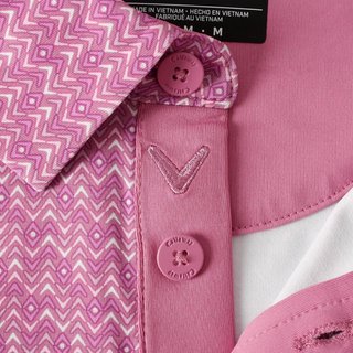 Callaway Timeless Chev pánské polo, rose bouquet