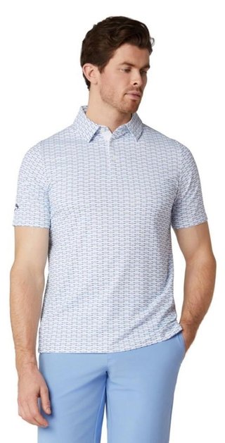 Callaway Albatross Geo Print pánské polo, bright white