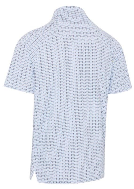 Callaway Albatross Geo Print pánské polo, bright white
