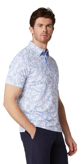 Callaway Chev Botanical pánské polo, vista blue